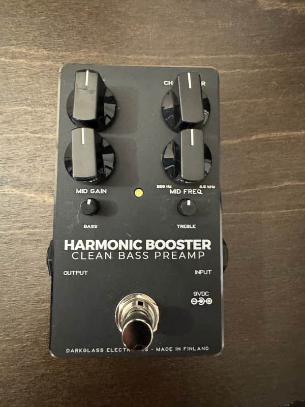 Darkglass Electronics Harmonic Booster Clean Bass Preamp 2019 - Present - Black image 1