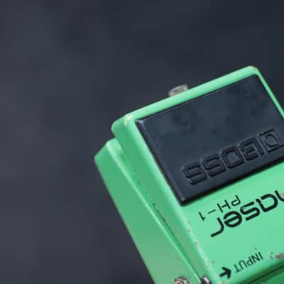 Boss PH-1 Phaser Silver Screw Black Label Made in Japan Phaser Effect Pedal image 10