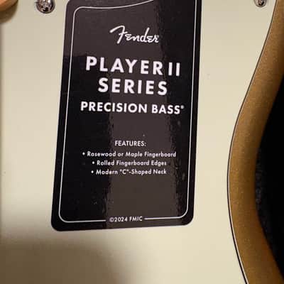 Fender 75th Anniversary Player II Precision Bass 2026 - Aztec Gold image 10