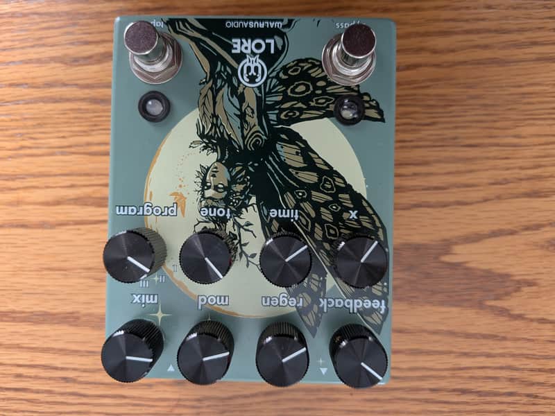 Walrus Audio Lore Reverse Soundscape Generator 2022 - Present - Muted Green / Dark Green Fairy