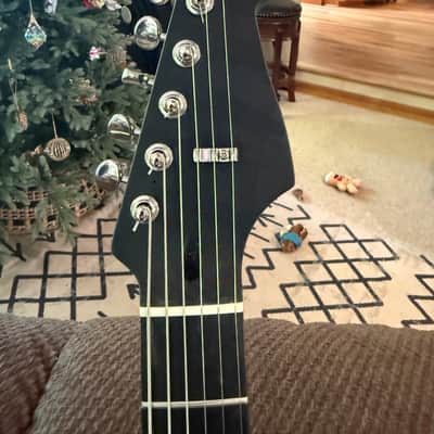 Custom Black Guard Telecaster flamed Maple Top & Ash Body. Black Maple neck image 3
