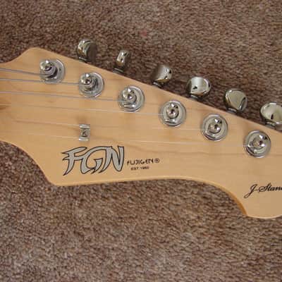 FGN  Fujigen J Standard Strat JST-5R MIJ  2013 , Lollar Vintage Blonde Neck Pickup image 3