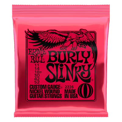 Ernie Ball Burly Slinky 11-52 Electric Guitar Strings image 1