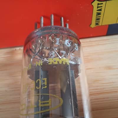 Perfect 1977 NOS NIB MULLARD Blackburn ecc83 12AX7 UK I63 EXTRA STRONG RTC label, I63 model, best preamp tube, Orange Hiwatt Marshall image 8