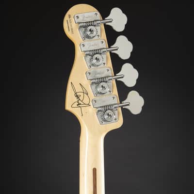 Fender AS Steve Harris P-Bass MN OWH Olympic White - 4-String Electric Bass image 5