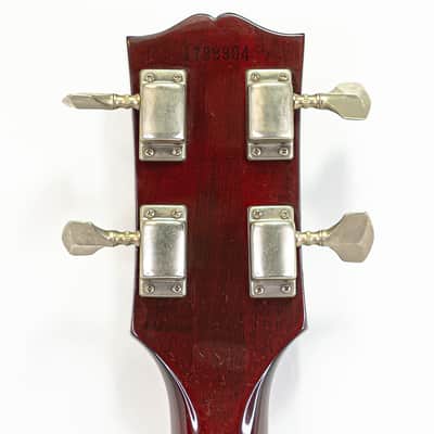 1981 Greco EB-500 SG Style Bass w/ Massive Sounding Mudbucker, Punchy Bridge Humbucker image 12