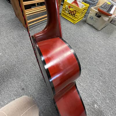Silvertone S-69-1C  Model No. 319.12079 Made in USA w/Gig bag  - Natural image 7