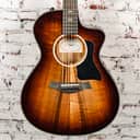 Taylor - DEMO 222ce Koa Deluxe - Acoustic-Electric Guitar - Koa - Shaded Edge Burst - w/ Hardshell Case