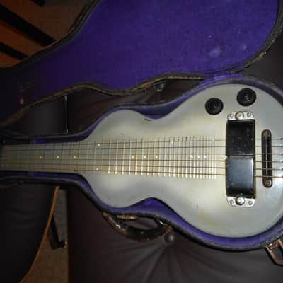 Rickenbacker Electro NS-6 1940's - faded grey burst w/OHSC image 6