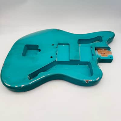 MJT Jazzmaster Body Alder Relic Nitro 2-Piece Seafoam Light mjt6671 image 2