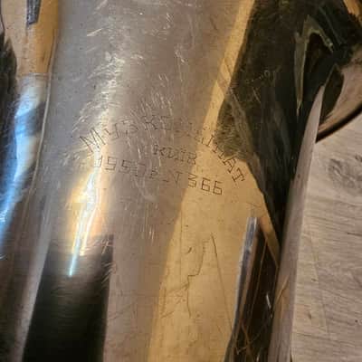 Helicon Eb Tuba Soviet 3 Valves Brass Pipe Wind Instrument Horn USSR Vintage and Rare image 10