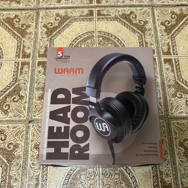 Warm Audio HeadRoom Black Closed-Back Professional Studio Headphones - Authorized Dealer image 1