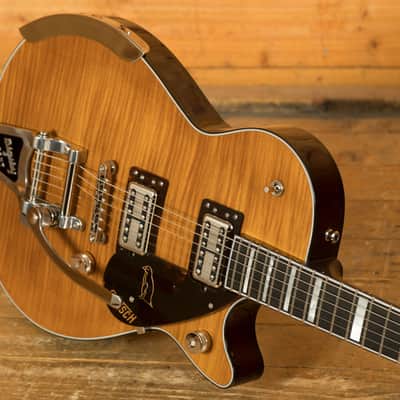Gretsch G6134TFM-NH Nigel Hendroff Signature Penguin Amber Flame image 5