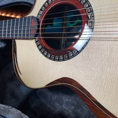 Merida Sadhu cutaway solid Spruce/ rosewood Acoustic guitar with hardcase image 11