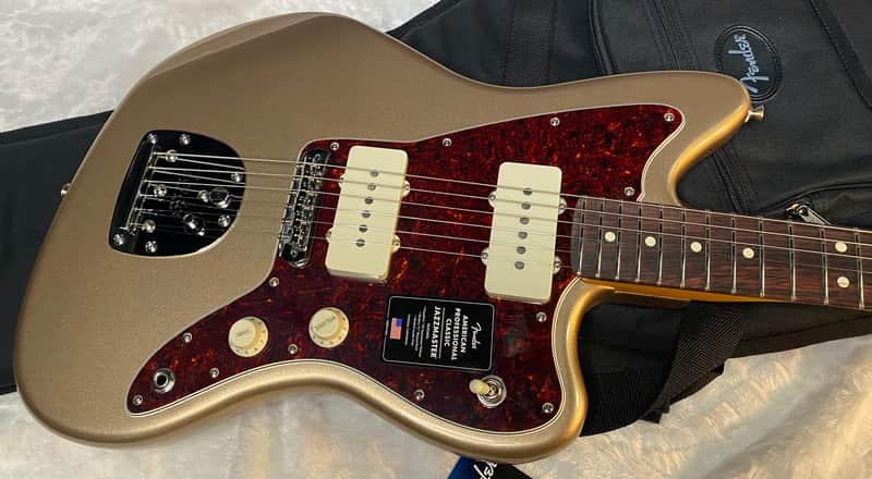 NEW! Fender American Professional Classic Jazzmaster - Faded Firemist Gold - Authorized Dealer (Copy)