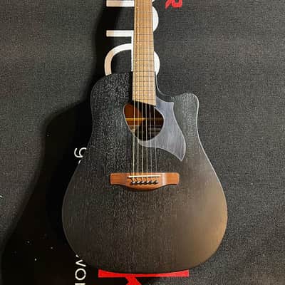 Ibanez Altstar Acoustic Electric Guitar Wheathered - Black (ALT20WK) image 1