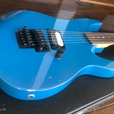 Kramer Vintage Baretta II 2 Soloist body 1987-88 Flip Flop Blue image 2
