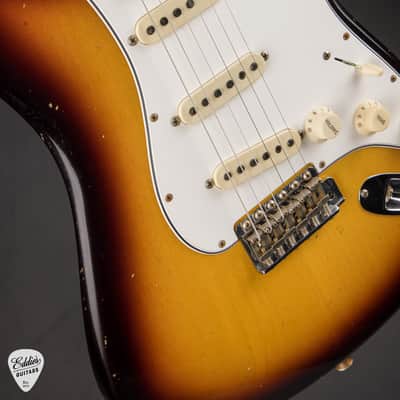 Fender Custom Shop Postmodern Stratocaster Journeyman - Bleached 3-Tone Sunburst (Brand New) image 13