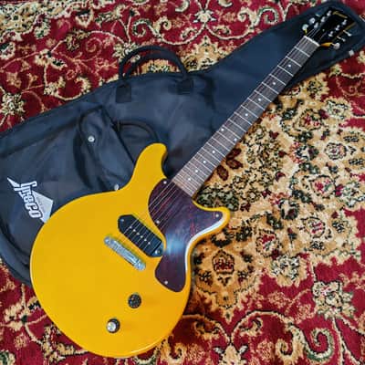 1990's Greco Les Paul Junior Jr Double Cut (EJR) TV Yellow, Made in Japan MIJ image 1