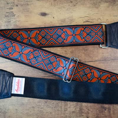 Souldier Classic Series Guitar Strap Madrid Orange image 4