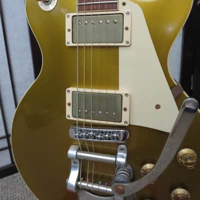 2013 Gibson Custom Shop 1957 Les Paul Standard Reissue Goldtop VOS with Bigsby image 4