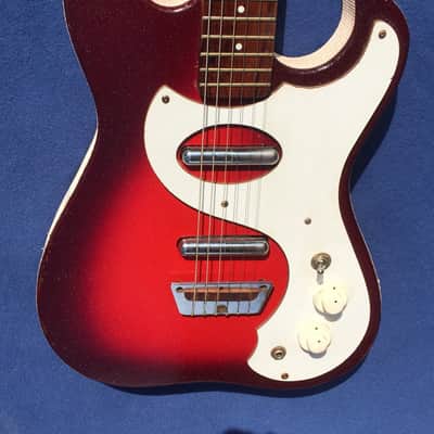 Silvertone 1457 1960 Red Sparkle image 5