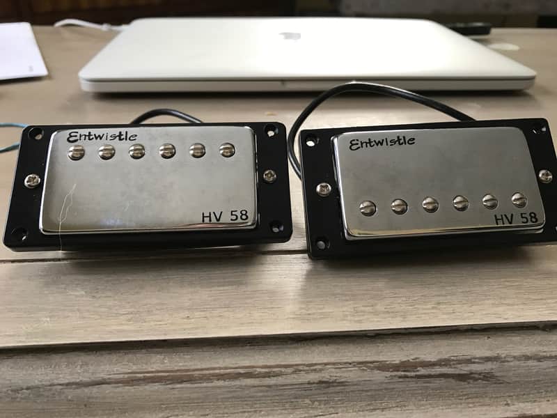 Entwistle HV58 Humbuckers - Nickel - Coil Tappable image 1