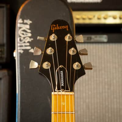Gibson Marauder – 1979 – Walnut – Maple Fretboard – “Rare Dark Back Neck” – 100% Original – Very Good Vintage Condition – w/ OHSC (Yellow Interior) image 6