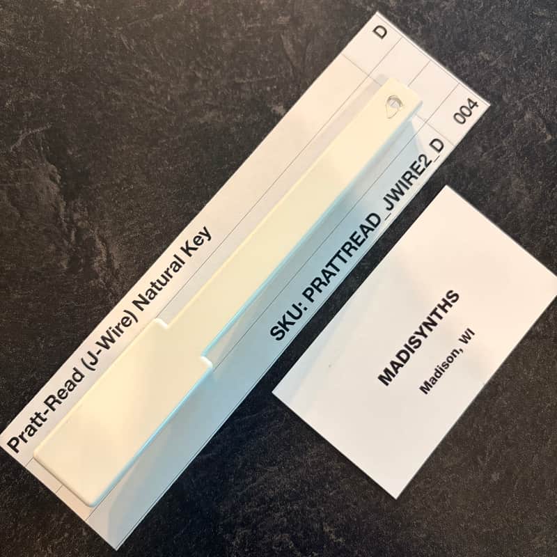ORIGINAL Pratt Read Replacement D Key (J-Wire Keybeds) for ARP 2500/2600, Moog Minimoog, Oberheim OBX/OBXa/OB8, Sequential Prophet-5/10, PPG Wave 2.2, EML 500, and more image 1