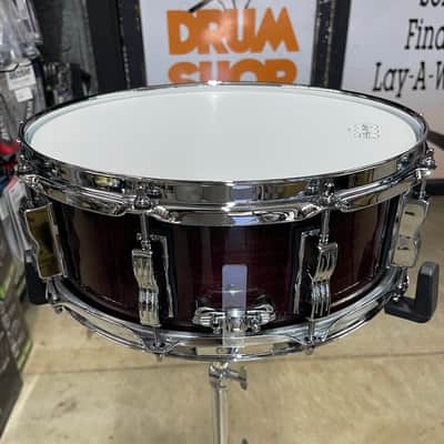 Ludwig LS401 Classic Maple 5x14" 10-Lug Snare Drum - STORE DISPLAY - OM- Mahogany Stain image 7