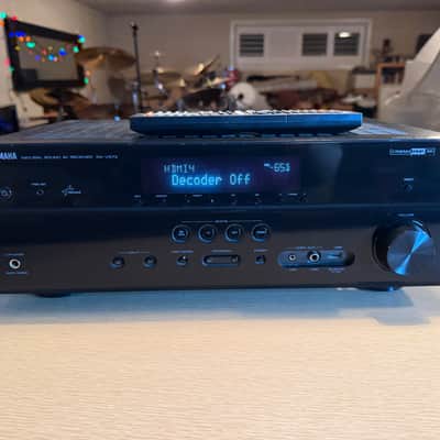 Yamaha RX V573 7.1 Channel AV Receiver Stereo HDMI Serviced Remote Bundle Beauty image 2
