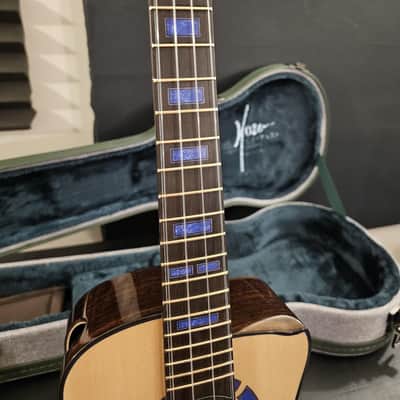 Hozen - Green Label Tenor Ukulele - German Spruce With Indian Rosewood w/ Case image 10