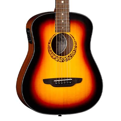 Luna Safari Tribal Travel Acoustic/Electric Guitar - Open Box image 1
