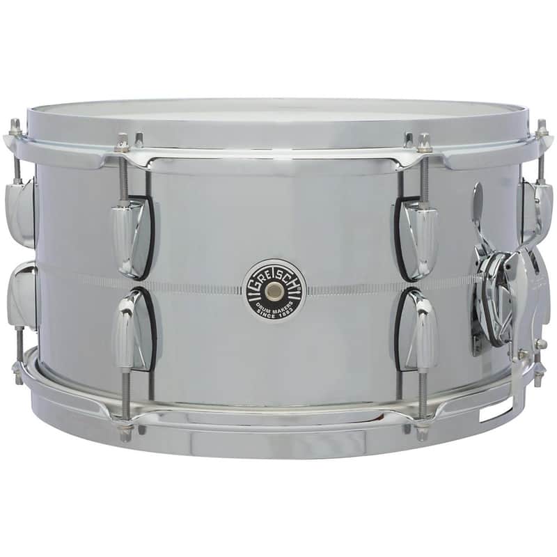 Gretsch GB4163S Brooklyn Chrome Over Steel 7x13" 12-Lug Snare Drum image 1