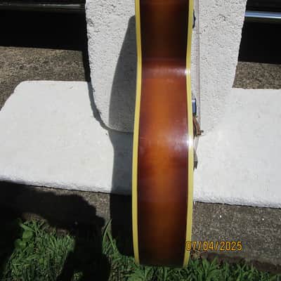 Kay 2 Pickup Cutaway Guitar, Late 1950's Sunburst, 15 1/4" Body, Klusons image 10