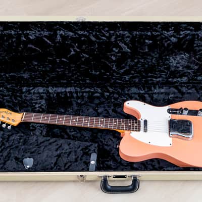1960 Fender Telecaster Pre-CBS Vintage Guitar Slab Board Tahitian Coral w/ Case image 24