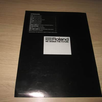 Roland collection Vintage New Product News Catalogs (1985/1986/1987) - Synthesizer Brochure/Catalog - Rare image 11