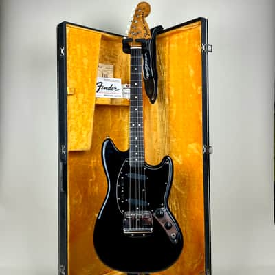 Fender Mustang Black 1974 image 1