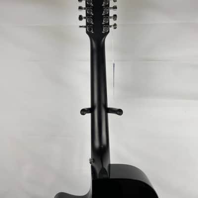 Ibanez AEG5012 12-String Grand Concert Acoustic-Electric Guitar, Spruce Top, Black image 5
