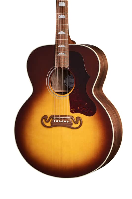 Mint Gibson SJ-200 Studio Walnut Gloss Top Walnut Burst w/case