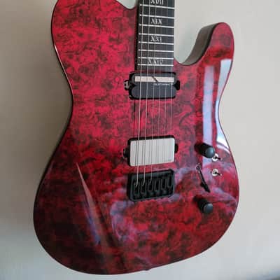 Sustainiac EMG Schecter PT Apocalypse Red Reign - Custom Shopped image 1
