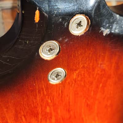 Vintage 1960s Kay Vanguard II Double Pickup Redburst - New Strings!! image 19