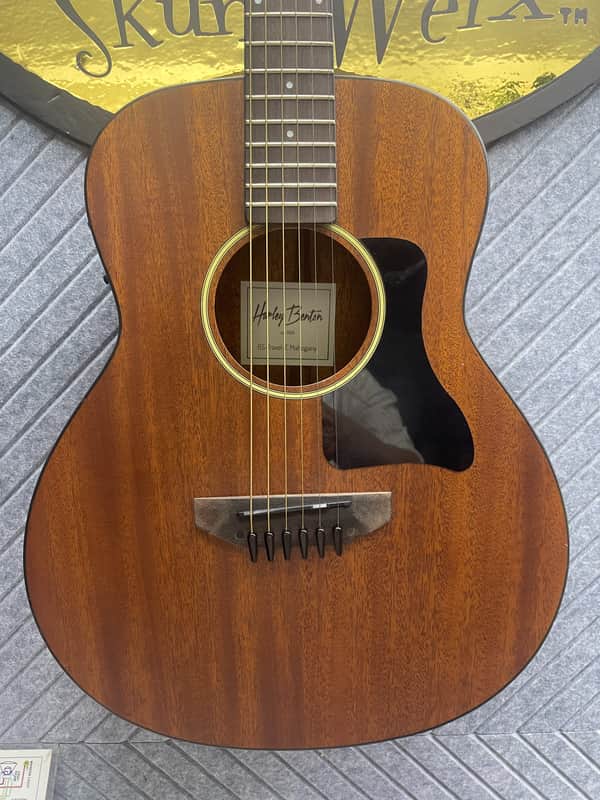 Harley Benton GS-Travel-E Mahogany Upgraded w/ Power Pins 2.02023 - Mahogany Natural