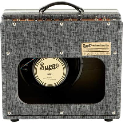 Supro 1695T Black Magick 25W 1x12 Tube Guitar Combo Amp Regular image 3