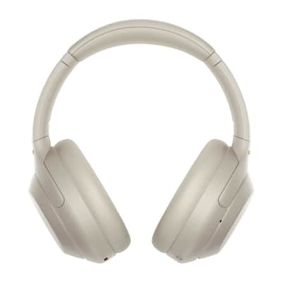 Sony WH-1000XM4 Wireless Noise Cancelling Over-Ear Headphones with Mic (Silver) with In-Ear Earbud Headphones Bundle (2 Items) image 4