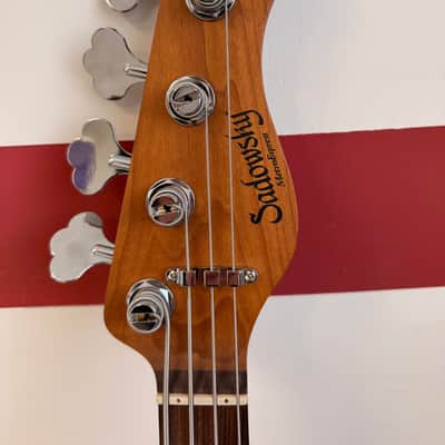 Sadowsky MetroExpress Active 2 way Hybrid P/J Bass with Pau Ferro Fretboard 2023 - Present - Tobacco Burst image 3