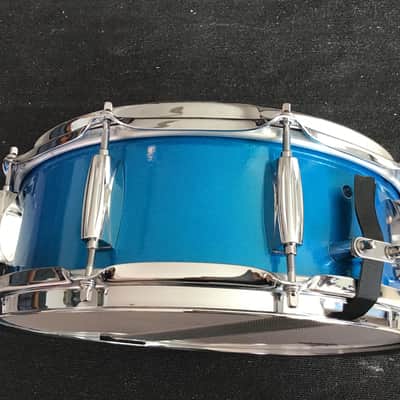 Custom Single Ply Maple 5X14 Snare 2024 - Blue Micro Flake Lacquer image 5