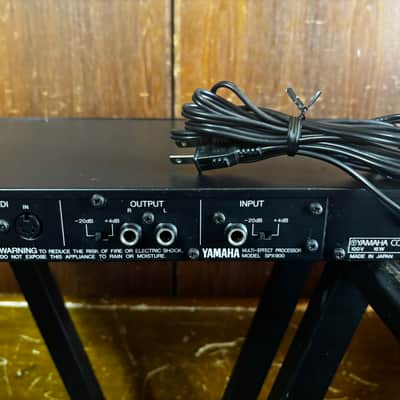 Yamaha SPX900 Professional Multi-Effect Processor New internal battery image 7