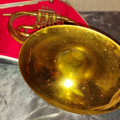 Robert Martel Single French Horn, Italy, with case and mouthpiece image 4