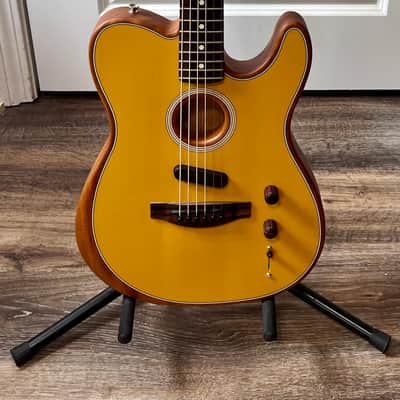 Fender Acoustasonic Player Telecaster - Butterscotch Blonde image 2
